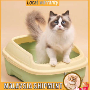 Cat Toilet High Quality Tandas Kucing 15KG Cat Litter Toilet Box Jumbo Hooded Bekas Pasir Kucing