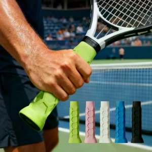 Pickleball Paddle Grip Cover Non-Slip Silicone Racket Handle Sleeve Reusable Pickleball Overgrip Racket Accessories