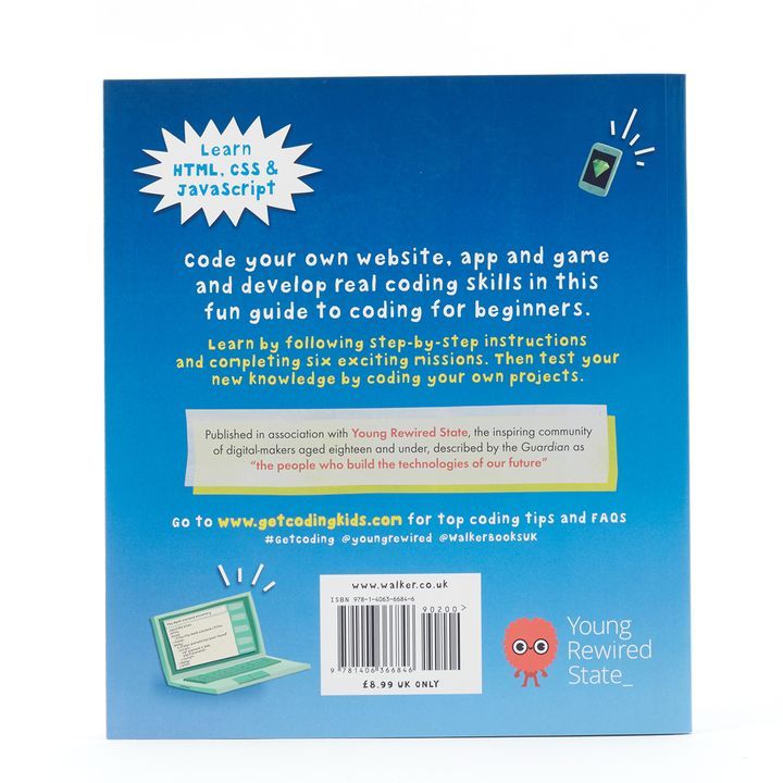 Get Coding Learn HTML CSS Javascript build a website book about ...