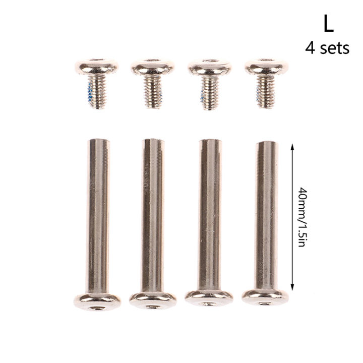 4Sets stainless steel luggage screws, luggage accessories Luggage Wheels Bolts Lazada Singapore