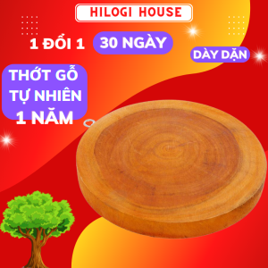 Thớt gỗ tự nhiên size lớn HiLOGI nhiều size cao cấp