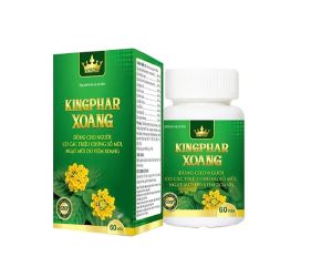 Kingphar xoang Chính Hãng - Giải pháp mới cho người bị vim xoang hết vim mũi dị ứng  nhức đầu và ngạt mũi do vim xoang - Hộp 60 v