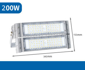 LED Flood Light 400W Outdoor Street Light IP66 Waterproof High Brightness for Stadium Warehouse & Construction Sites