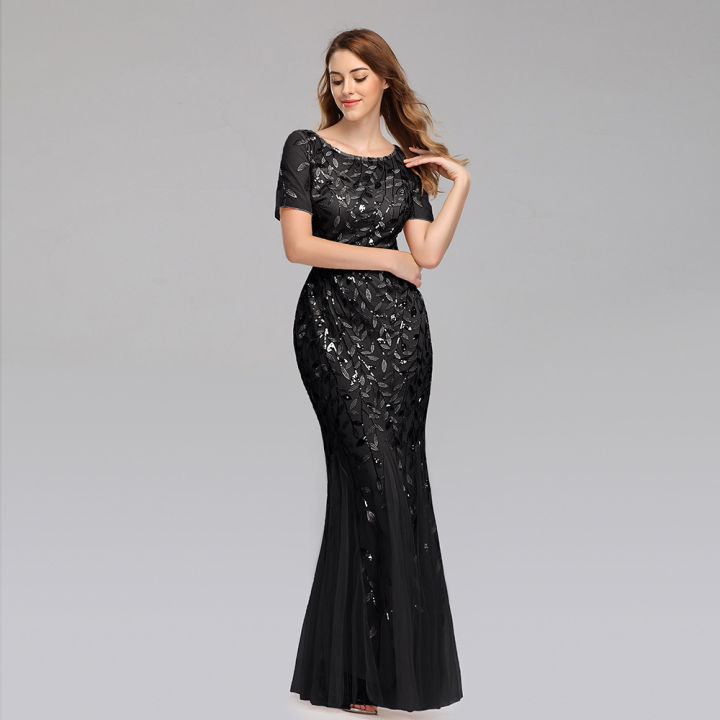 Elegant Long Gown Formal Party Evening Gown Plus Size Wedding Party ...