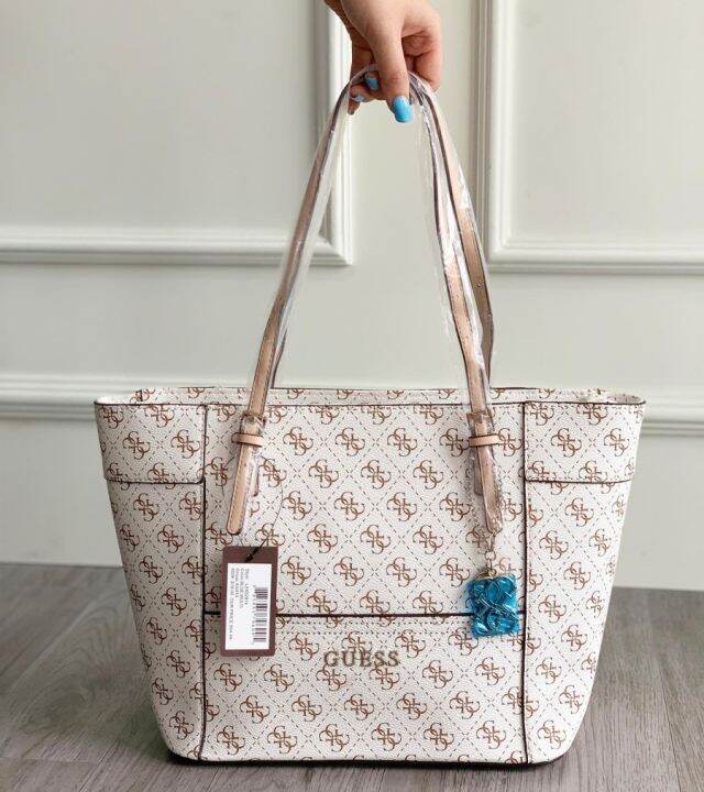 Guess delaney outlet tote bag