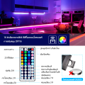 ColorRGB ไฟประดับห้อง ไฟเส้น ไฟแต่งห้อง แถบไฟ LED ไฟ RGB ไฟติดผนังห้อง 5050 ไฟledติดห้อง ไฟตกแต่งห้องนอน. 