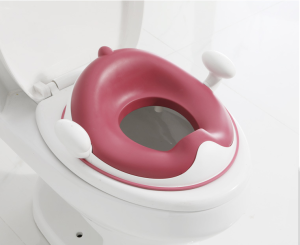 " SG seller" Baby Potty Training Toilet Seat with Soft Cushion Handles Haute Collection Double Anti-Slip Design and Splash Guard for Boys and Girls