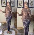 Kebaya modern wanita elegant/Kebaya wisuda modern cantik/setelan kebaya aurora tile rok plisket/Kebaya graduation. 