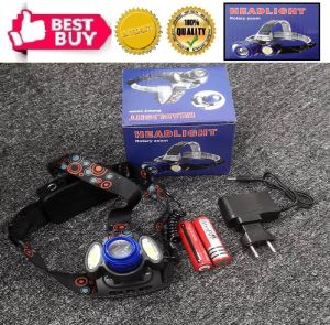 Led Rechargeable Headlight- Rotary Zoom (Indoor/Outdoor) (Daylight)