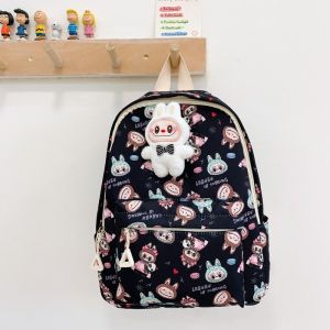 clu Labubu Cartoon Primary School Student Backpack Lightweight Large Capacity Children School Bag Bags ulc