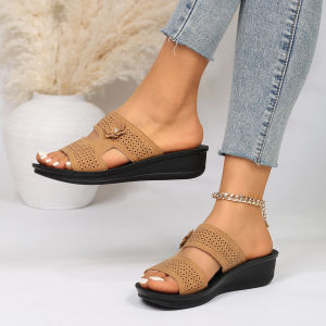 [Free Shipping] 2026 New Thick-Soled Wedge Sandals For Women Casual And Stylish Available In Large Sizes Perfect For Summer