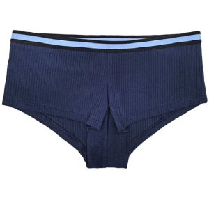 CELANA DALAM WANITA - CD BOXER PREMIUM 95% KATUN RIBBED TINGGI PINGGANG 89715