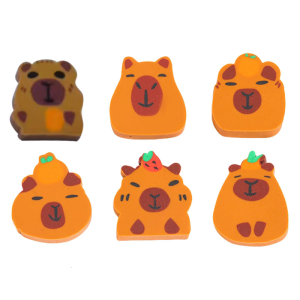 10 Pcs Capybara Erasers Funny Pencil Erasers Lovely Animal Eraser Back to School Erasers Prizes Gift for Classroom