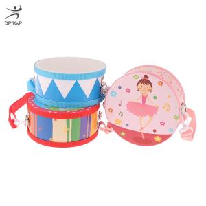 DP👓🧤🎾 Kids Percussion Drum Wood Toy Set With Carry Strap Music Instrument Teaching Aids For Toddlers Develop Childrens Rhythm Sense