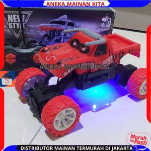 Mainan Anak Mobil Remote Control RC Rock Crawler  New Style Monster Climbing Skala 1:20