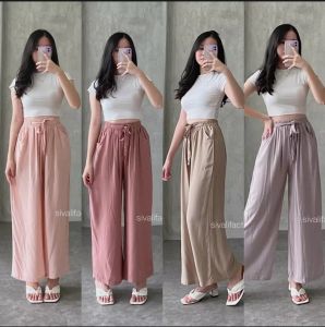 NEW Celana kulot rayon crinkle airflow wanita terbaru 2022 MURAH COD