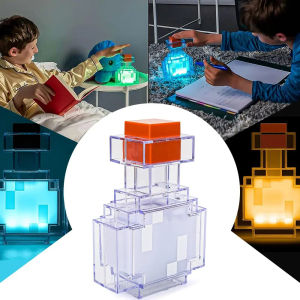 JKL Minecraft Decorative Bottle With Led Night Light Decolorated2026