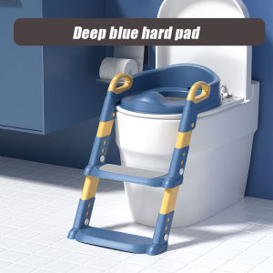 Baby Toilet Seat Potty Training Foldable Toilet Ladder Anti-Slip With Safety Handle Without Cusion MY376