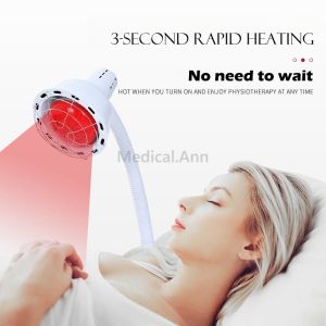 275W Floor Stand Infrared IR Temperature Light Therapy Heat Lamp Pain Relief