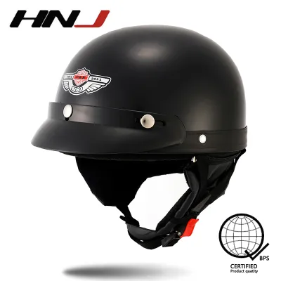 HNJ Half Face Motor Helmet Vintage Harley Motorcycle helmet Xt-02