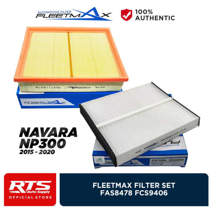 Fleetmax Engine Air Filter And Cabin Aircon Ac Filter For Nissan Navara