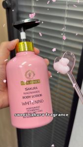 [Buy 2 Take 2] FJ Sakura Body Lotion brighten Niacinamide 500ml+ FJ Rose Sunscreen