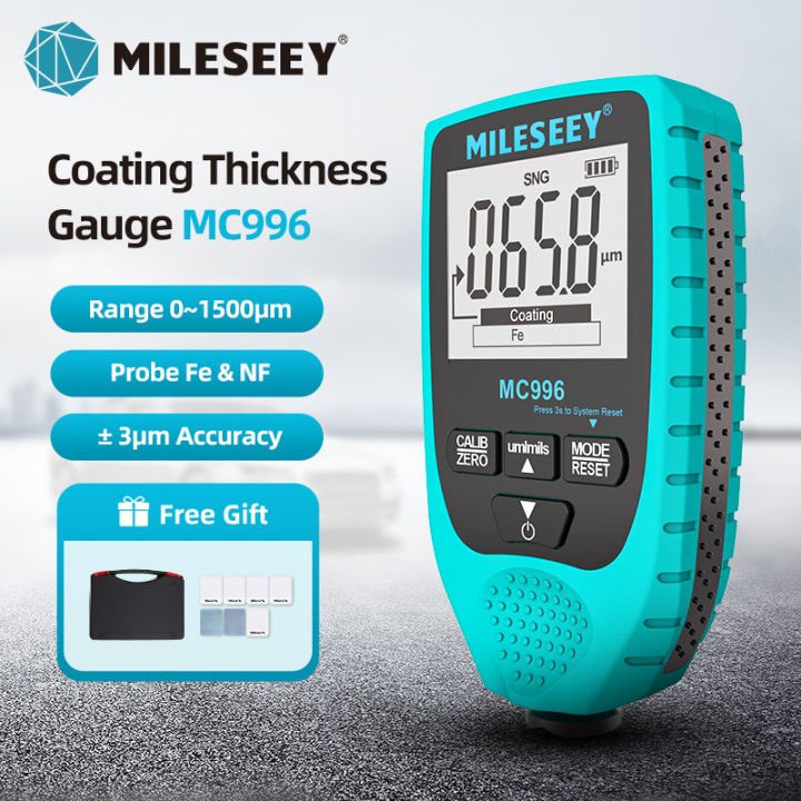 Mileseey MC996 MC998 01500μm High Precision Digital Coating Thickness