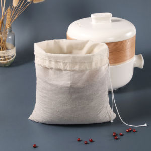 Cotton Bag Sturdy and Durable Soup Bag Non-toxic No Scattering of Ingredients and No Dregs