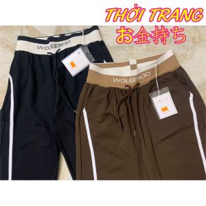 [Sản phẩm mới] Quần bagggy phối sọc cạp chữ chất nỉ siêu đẹp tôn dáng mã 361