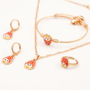 Hyl Jewelry 109S  Set Perhiasan Anak Titanium Emas Lapis Terbaru Anti Karat Muda 24k