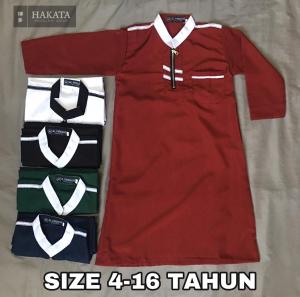 Baju Muslim Koko Gamis Anak Laki Laki / Jubah Anak Laki Laki Terbaru Umur 4-15th