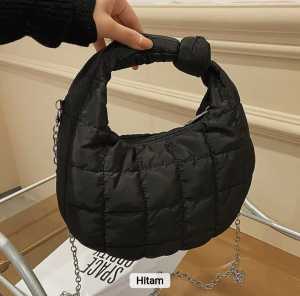 MOCHI Puffy Bag Tas Selempang Wanita Terbaru Tali Rantai Bubble Pillow Handbag Handle Korea Kekinian