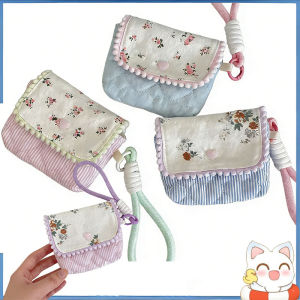 Ladies Coin Purses Floral Sweet Cute Earphone Ne CCD Camera Storage Bags Portable Compact Handheld Wallets