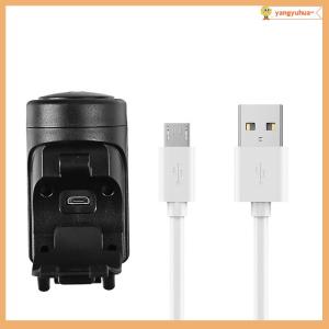 yangyuhua Xe đạp còi điện màu đen ABS USB có thể sạc lại xe đạp xe đạp chuông Loa vòng phụ kiện xe đạp lớn tay lái Vòng báo động