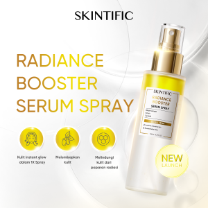 Skintific Serum Spray丨Instant Glowing First Serum Spray  | Radiance Booster Kulit Lebih Halus Lembab Dalam Multifungsi Skincare Pendukung Make Up