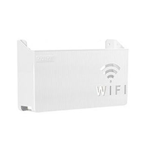 Wireless Router Storage Box Plastic Wall Mounted Router Storage Box Punch Free Wifi Router Holder