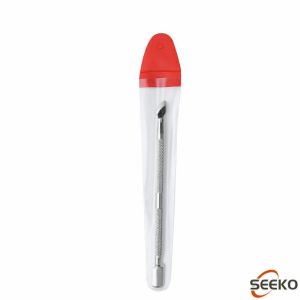 Seeko Stainless Steel Cuticle Shirker Trimmer Metal Double-Ended Finger Dead Skin Push Nail Tool