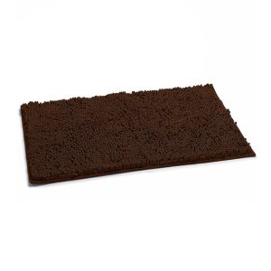 PETIYOUZA 2pcs Home Decor Soft Washable Chenille Pedestal Rug Bath Mats Bathroom Mat Set