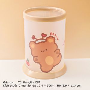 Hộp đựng bút cao cấp để bàn nhiều sắc màu gấp gọn -Aeneas Shop