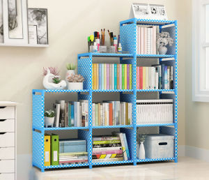 [พร้อมส่ง] ชั้นวางหนังสือแบบเรียบง่าย ชั้นวางของ ตู้หนังสือ ชั้นวาง ชั้นเก็บของแบบเรียบง่าย ชั้นวางหนังสือประกอบง่ายหลายชั้น