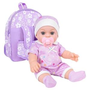 Realistic Baby Doll Reborns Toy With Fashion Jumpsuit And Flower Pattern Backpack Great Grandma Parenting Game Toy Dolls