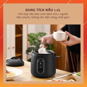 Nồi cơm điện chigo 1.2 lít tiện dụng cho 1-2 người ăn Nồi cơm điện mini đa năng