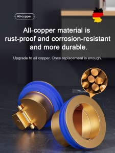 Gravity straight plug antireflux toilet floor drain core