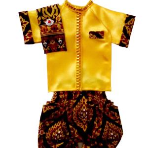 ชุดชายเล็ก  ชุดไหว้แก้บน พ่อปู่ กุมารทอง ไอ้ไข่ ขอความโชคดี โชคลาภ ค้าขาย(ใส่จริงไม่ได้)