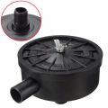 Air Compressor Filter Male Thread Black Plastic. 