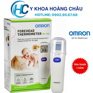 [CHÍNH HÃNG] Nhiệt kế hồng ngoại đo trán OMRON MC-720 cho kết quả trong 3 giây (BH 2 năm)