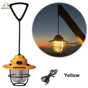 Portable LED Hanging Lamp for Camping with USB Rechargeable Battery and Waterproof Features