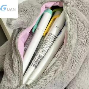 [COD] GUAN กระเป๋าใส่ดินสอตุ่นปากเป็ดน่ารักกระเป๋าใส่ปากกากำมะหยี่กระเป๋าเก็บของความจุขนาดใหญ่อุปกรณ์การเรียนกระเป๋าใส่เครื่องเขียนกระเป๋าเก็บของตั้งโต๊ะ