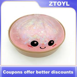 【ZTOYL】 1PC quá khổ cầu vồng bánh bao Squishy Đồ chơi Jumbo mềm cảm giác bóp căng thẳng cứu trợ cho trang trí văn phòng nhà