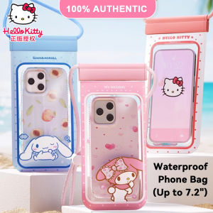 Sanrio Hello Kitty Waterproof Case IPX8 Touchscreen PVC ABS Phone Pouch for Beach Swimming LFB373